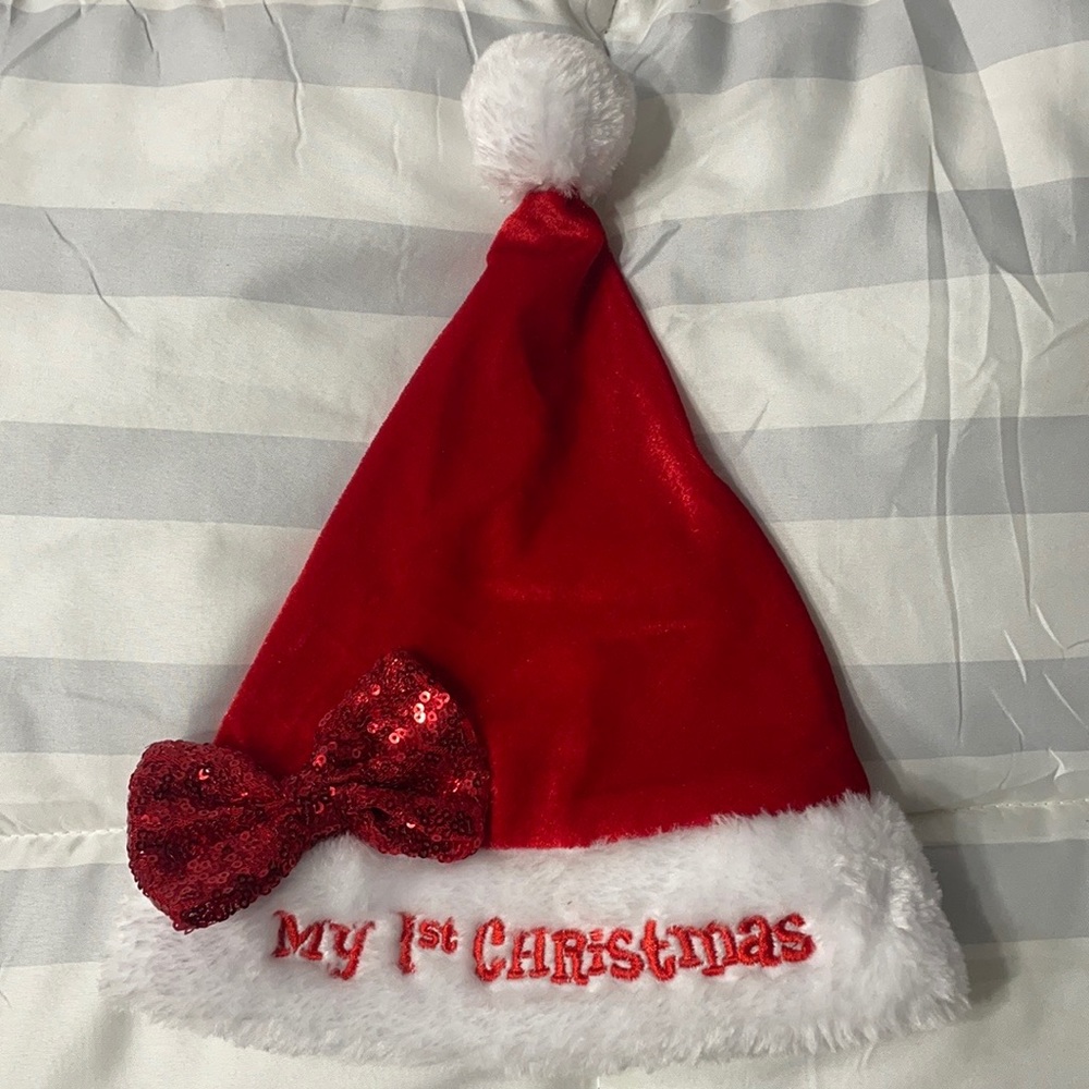 My 1st Christmas Santa Hat